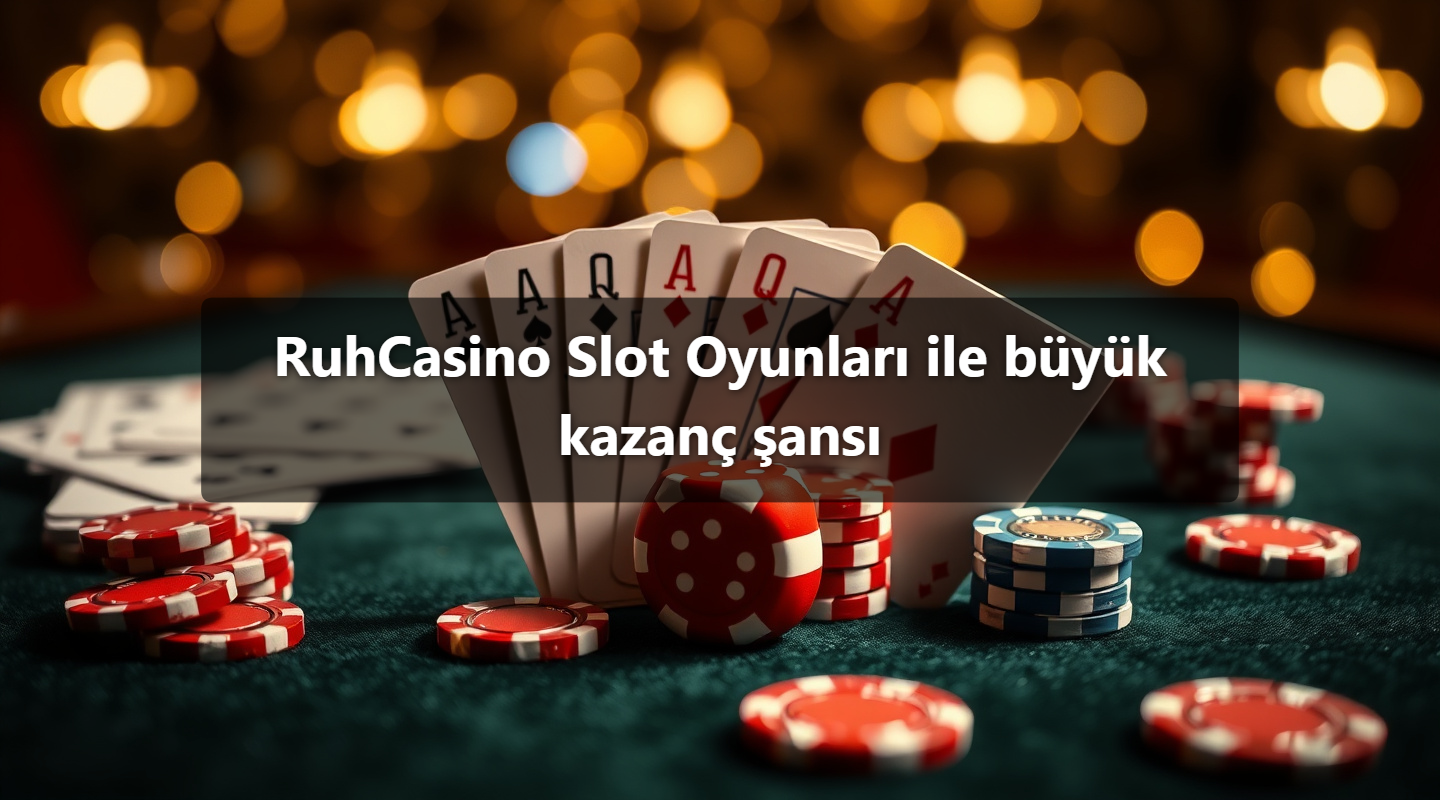 RuhCasino Slot Oyunları ile büyük kazanç şansı